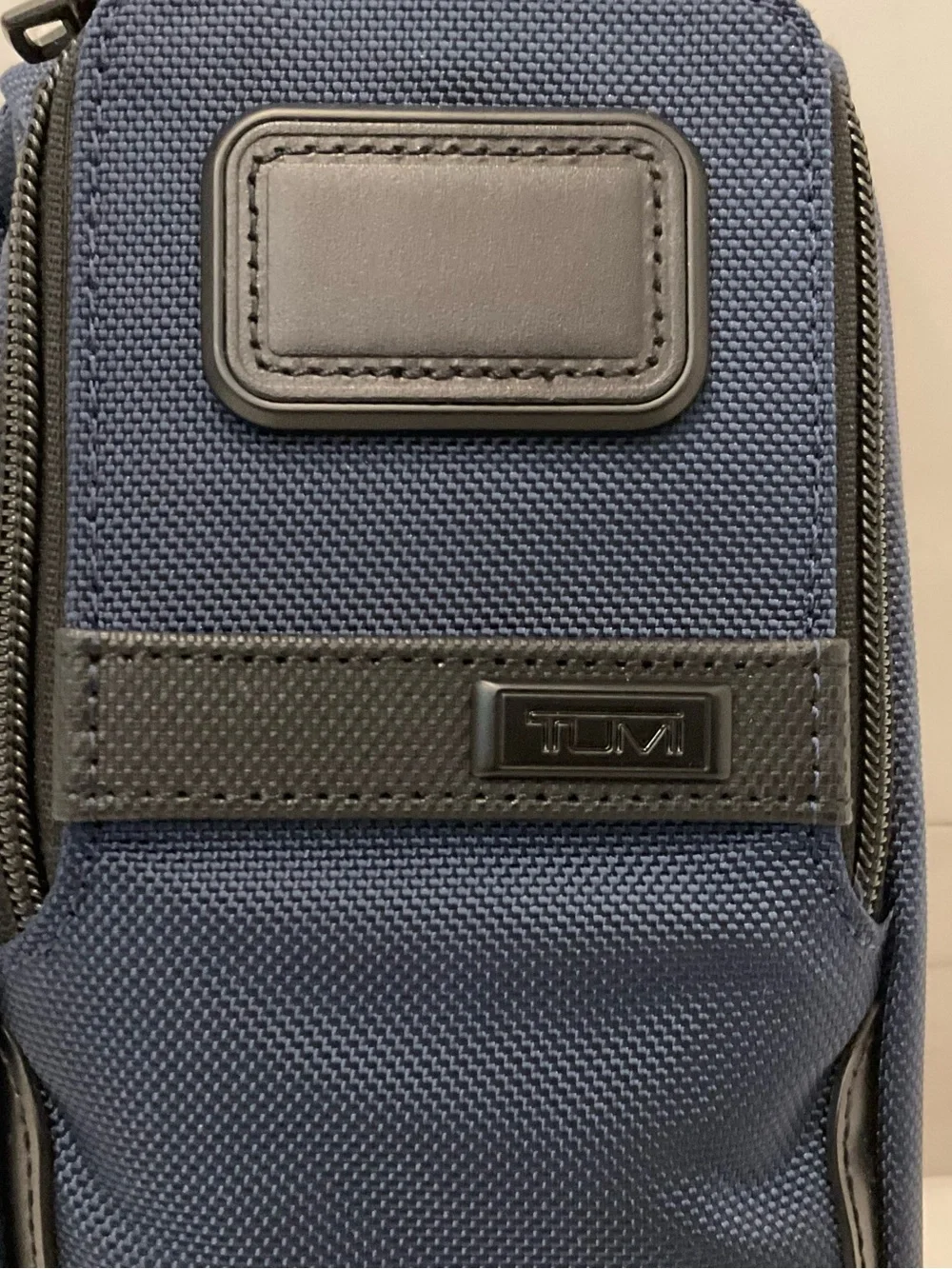 NEW Tumi ALPHA - 10.5” FXT Ballistic Nylon Compact Sling Crossbody - NAVY BLUE
